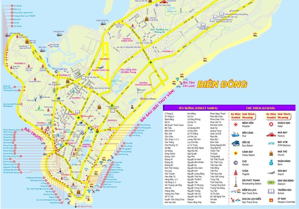 Zemljevid ho chi minh city vrata