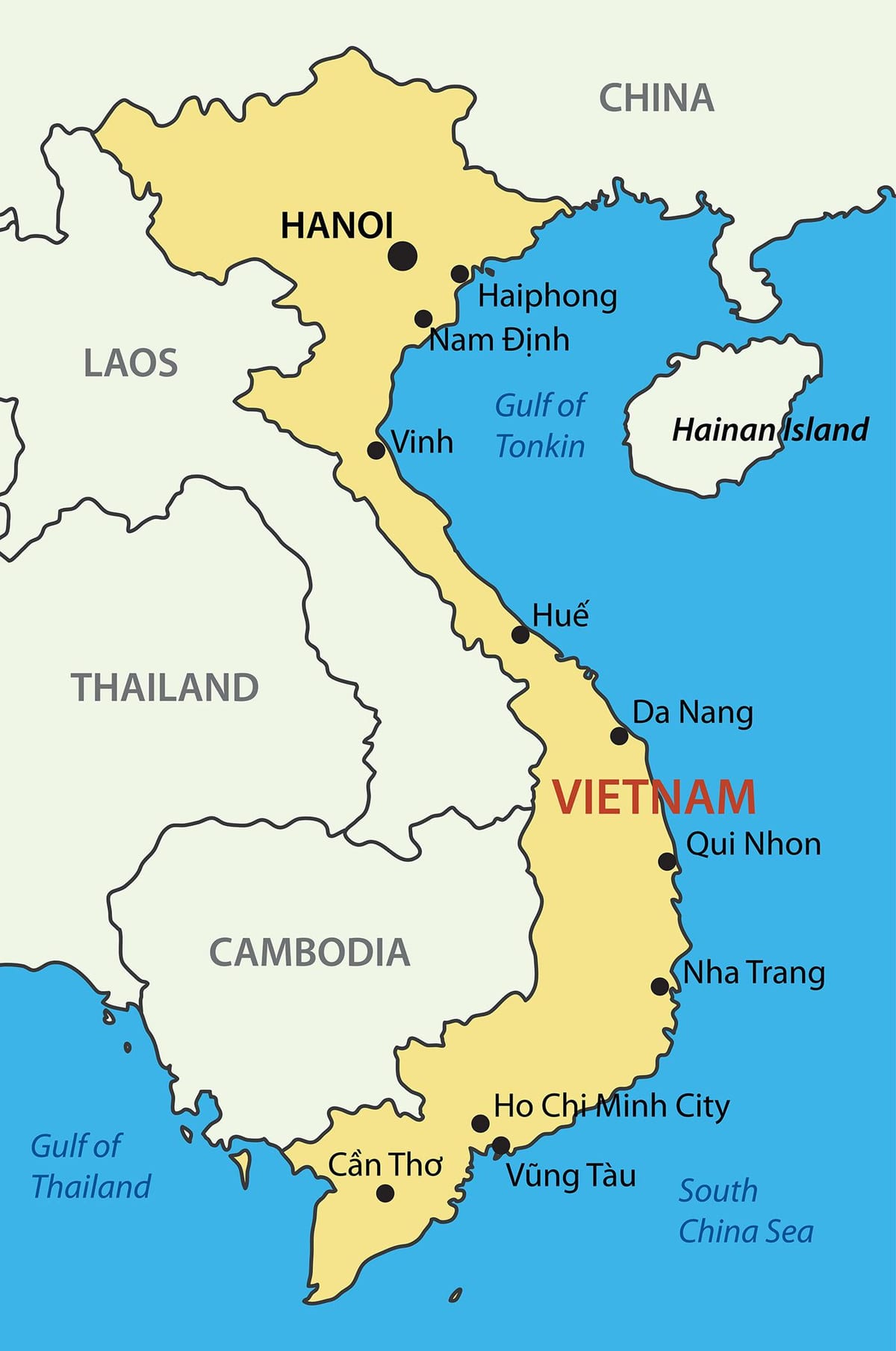 Zemljevid saigon na
