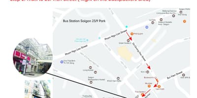 Ho chi minh avtobus 109 zemljevid poti