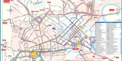 Ho chi minh city bus zemljevid