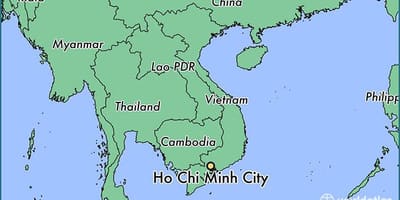 Zemljevid ho chi minh city svetu