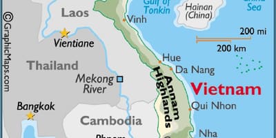 Zemljevid saigon na