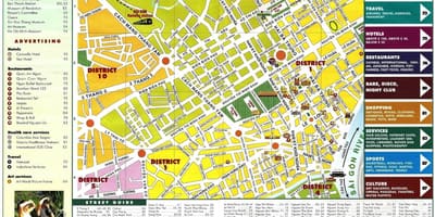 Zemljevid ho chi minh vietnam